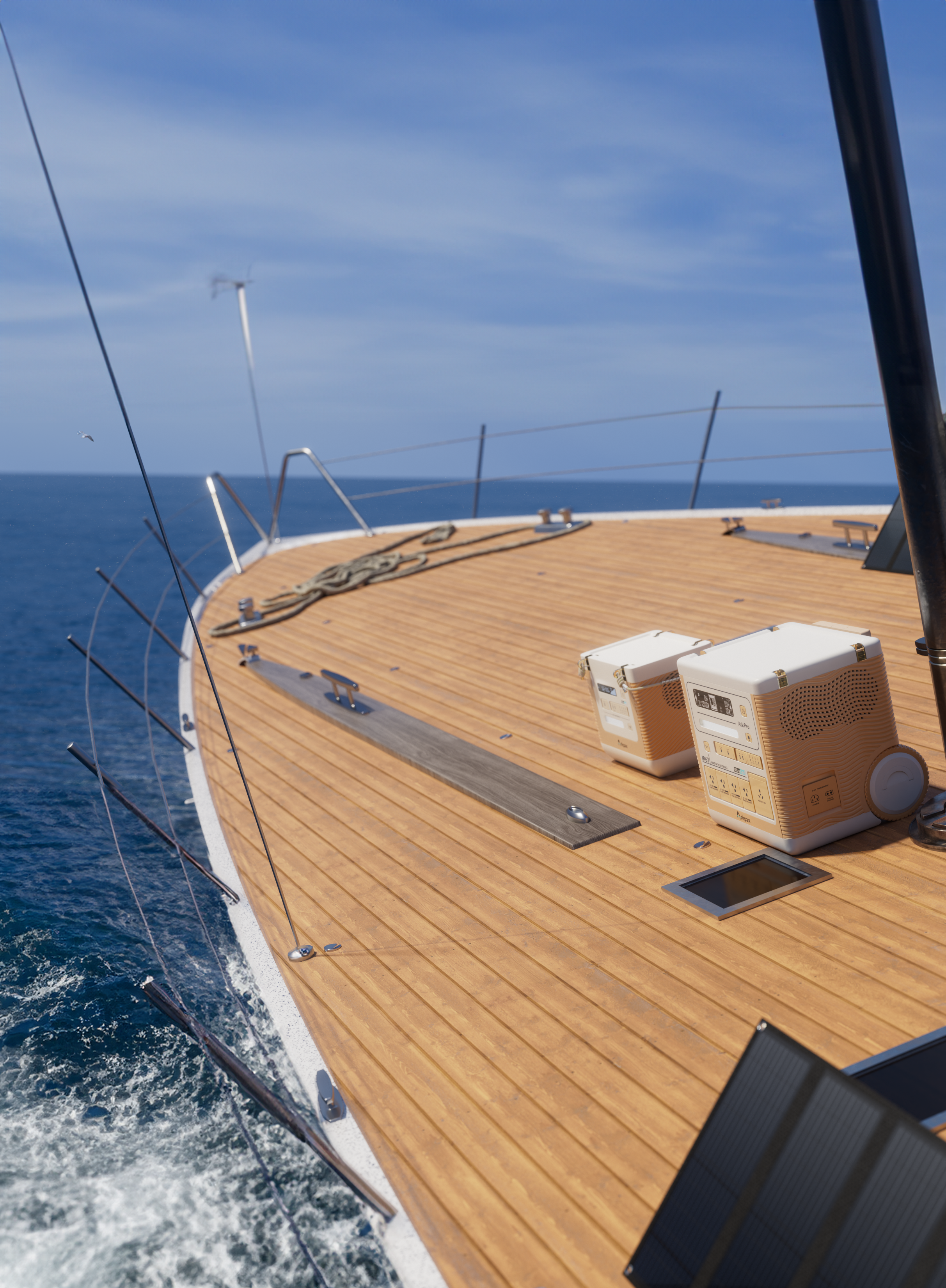 Reliable Power Solution for Seafarers: Arkpax's IP67 Dustproof and Waterproof Ark Pro 2400W Power Station